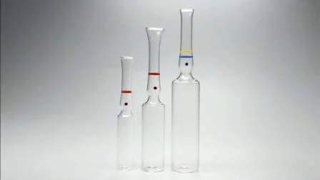 1 ml, 2 ml, 5 ml, 10 ml, transparente Apotheken-Injektionsglasampulle