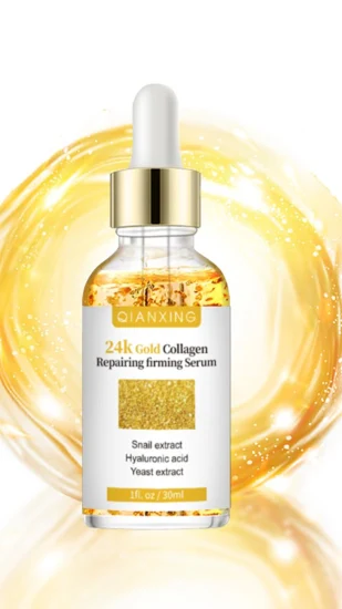 Hersteller Skin Care 24K Gold Collagen Firming Facial Serum für Beauty Lady